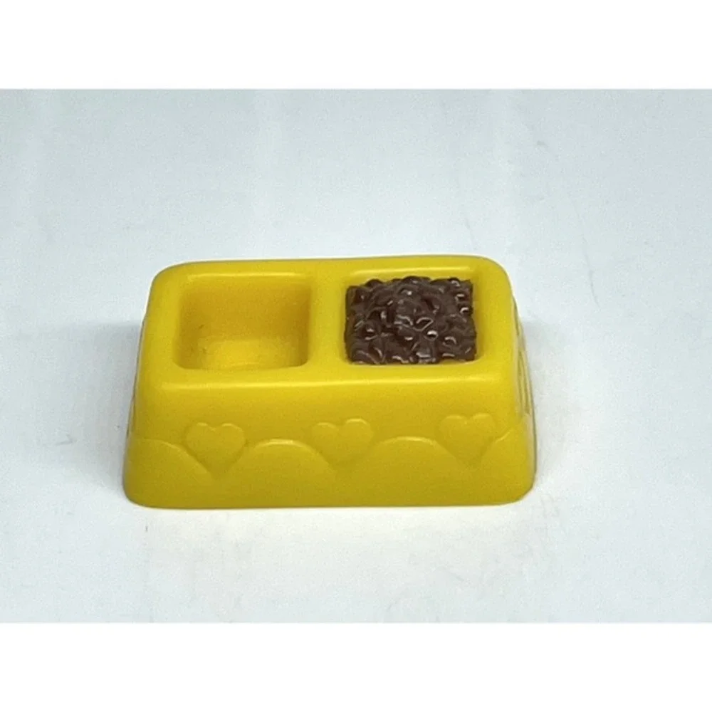 Vintage Kenner Littlest Pet Shop Pet Food Dish Replacement LOT‎ of 3